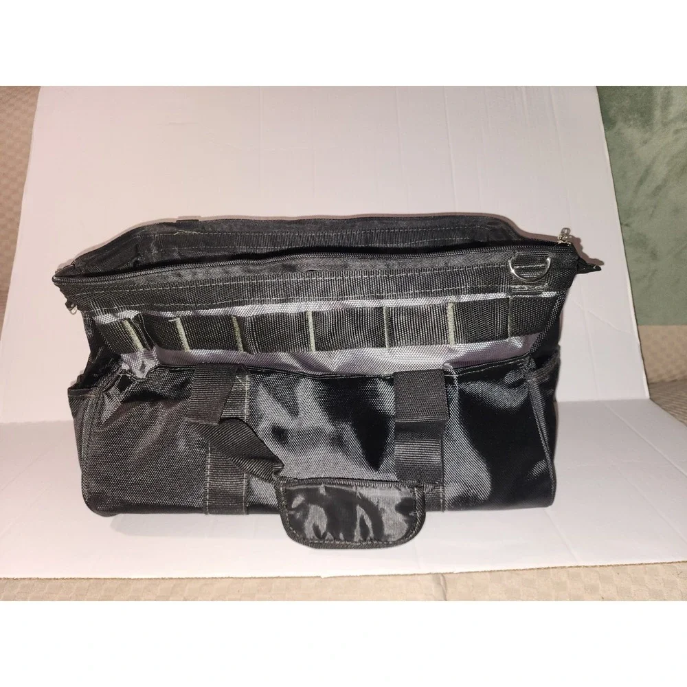 Swiss Military Multi Pocket Tool Satchel Large Black 16